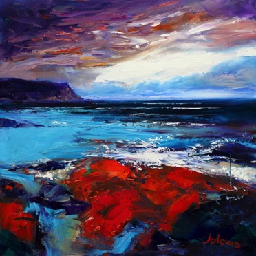 The red rocks Crovie 24x24 SOLD The red rocks Crovie 24x24 SOLD